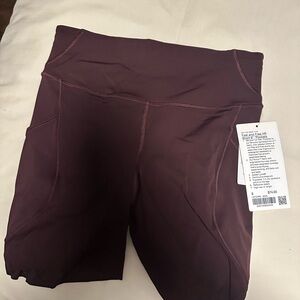 Women's Burgundy Shorts